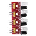 thumbnail image 2 of Capteur de Poursuite, Capteur de Réflexion Infrarouge, Détecteur Infrarouge à 4 Canaux PCB Intelligent d'Évitement d'Obstacles de Voiture pour l'Évitement d'Obstacles de Robot, 2 of 8