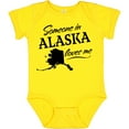 thumbnail image 3 of Inktastic Someone in Alaska Loves Me Boys or Girls Baby Bodysuit, 3 of 5