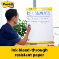 thumbnail image 4 of Post-it Super Sticky Tabletop Easel Pad, Great for Virtual Teachers and Students, 20 x 23 Inches, 20 Sheets/Pad, 1 Pad (563R), Portable White Premium Self Stick Flip Chart Paper, Built-in Easel Stand, 4 of 10