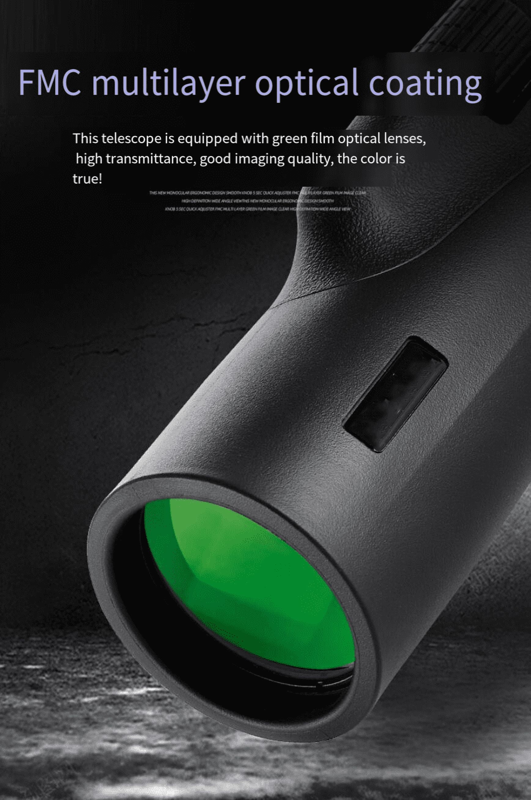 10-30x50 Monoculars Telescope Zoom Bak4 Prism HD Optics Powerful Binoculars Night Vision Waterproof For Camping Hunting