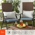 thumbnail image 4 of Sunbrella Outdoor 17 in. Square Chair Pad (2-Pack), Spectrum Denim, 4 of 6