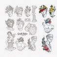 thumbnail image 1 of Art Statue & Flower Decorative Clear Silicone Stamps for Scrapbooking, Card Making & Photo Album Decorations, 1 of 5