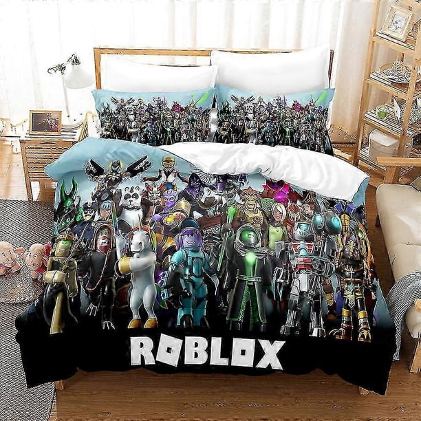 R03 Roblox 3d Printed Bedding Set Duvet Cover Quilt Cover Pillowcase Kids Gift