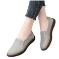 thumbnail image 6 of Gray Women Round Toe Flat Shoes Closed Toe Breathable For Daily Casual Use, 6 of 9