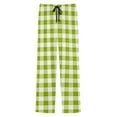 thumbnail image 6 of Chbgutlmr Pajamas Pants for Women Drawstring Elastic Waisted Loose Comfy Sleepwear Plaid Lounge Pants, 6 of 6