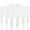 White, variant on 6 Pack Heat Resistant Hair Cutting Combs, 9 Inch Flat Top Combs for Clipper Cuts and Flattops