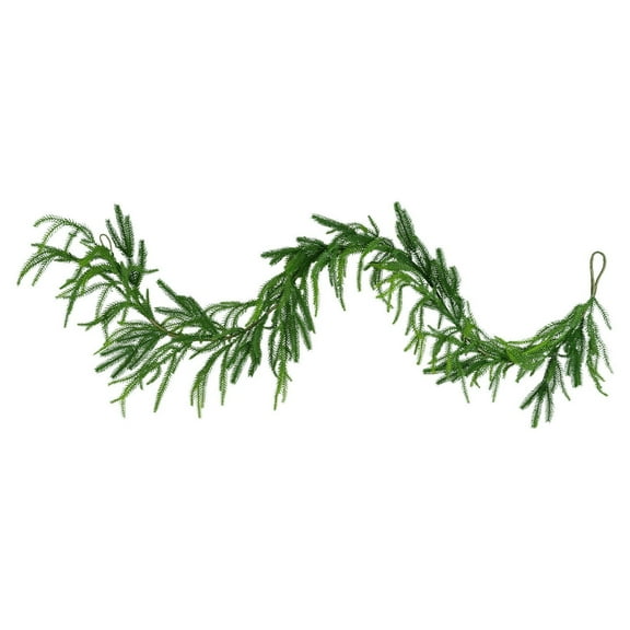 Christmas Norfolk Garland,Single Fork Norfolk Natural Garland,Norfolk Pine Garland,Garlands For Decoration Christmasgreen Artificial Garland Winter Garland For Christmas Holiday Table