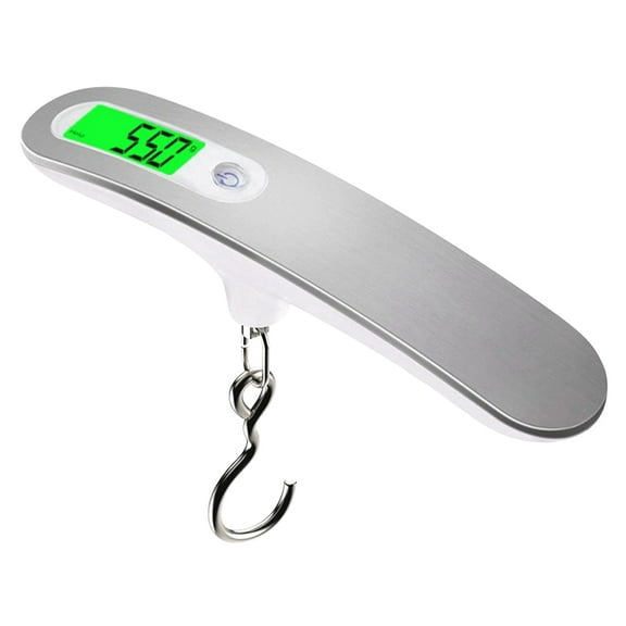 Ueasy Digital Luggage Scale - 110 lb Capacity, Backlit LCD, Portable Handheld Scale (g/oz/kg/lb)