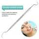 thumbnail image 5 of 1 juego de 3 piezas de herramientas de limpieza bucal, kit de cuidado bucal de sonda de escalador de dientes de acero inoxidable, 5 of 7