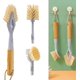 thumbnail image 1 of Dish Brush Set 3 in 1 Cleaning Brush Set with 2 Interchangble Brush Heads Bamboo Handle Bottle Brush, 1 of 4