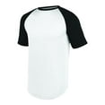 thumbnail image 2 of Augusta Sportswear Men's S 1508, White/Black, Small, 2 of 3