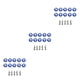 thumbnail image 5 of Riwesomey Juego de 10 piezas de arandelas y tornillos para automóviles, juego surtido de arandelas decorativas para pernos de vehículos, Type1 NO1, 5 of 6
