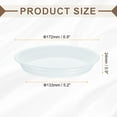 thumbnail image 2 of Uxcell 4pcs Plastic Plant Saucer 5.2" Round Drip Tray Flower Pot Saucer, Pearl White, 2 of 7