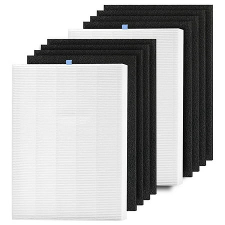 

True HEPA Replacement Filter for C545 Air Purifier Replaces Filter 1712-0096-00 2 HEPA Filter and 8 Carbon Filter
