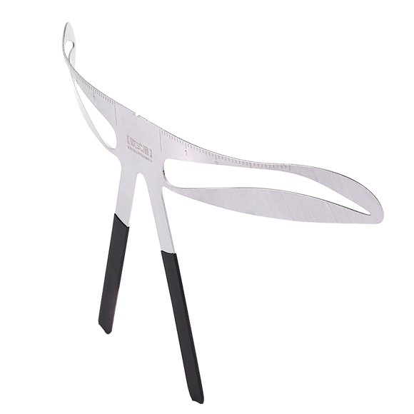 Regla de cejas permanente, regla de cejas, medidor de cejas, plantilla para dar forma a las cejas, regla de cejas diseñada por expertos