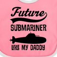 thumbnail image 4 of Inktastic Future Submariner Like Daddy Boys or Girls Baby Bib, 4 of 4