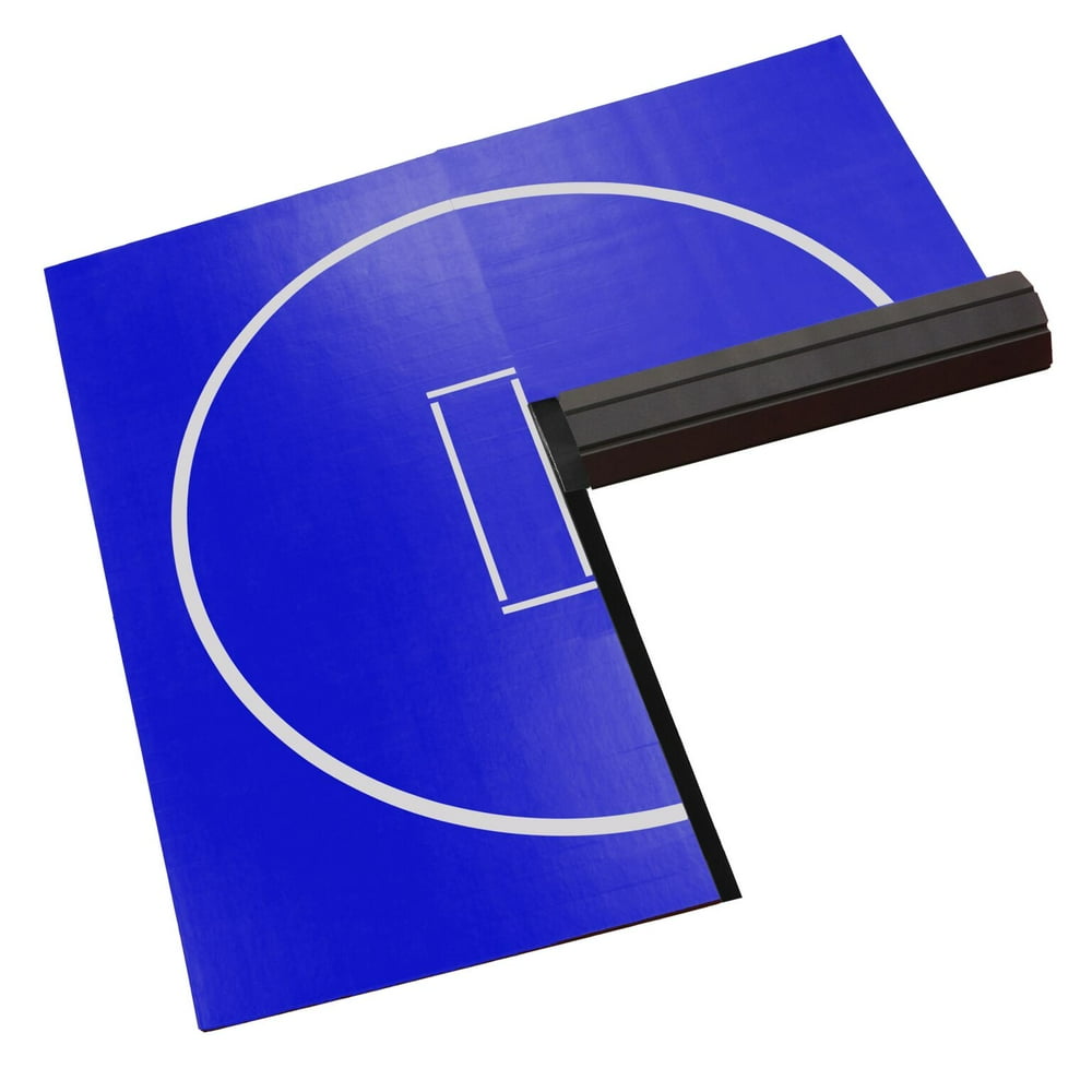 Dollamur FlexiConnect Home Wrestling Mat, 10'x10', Royal Blue