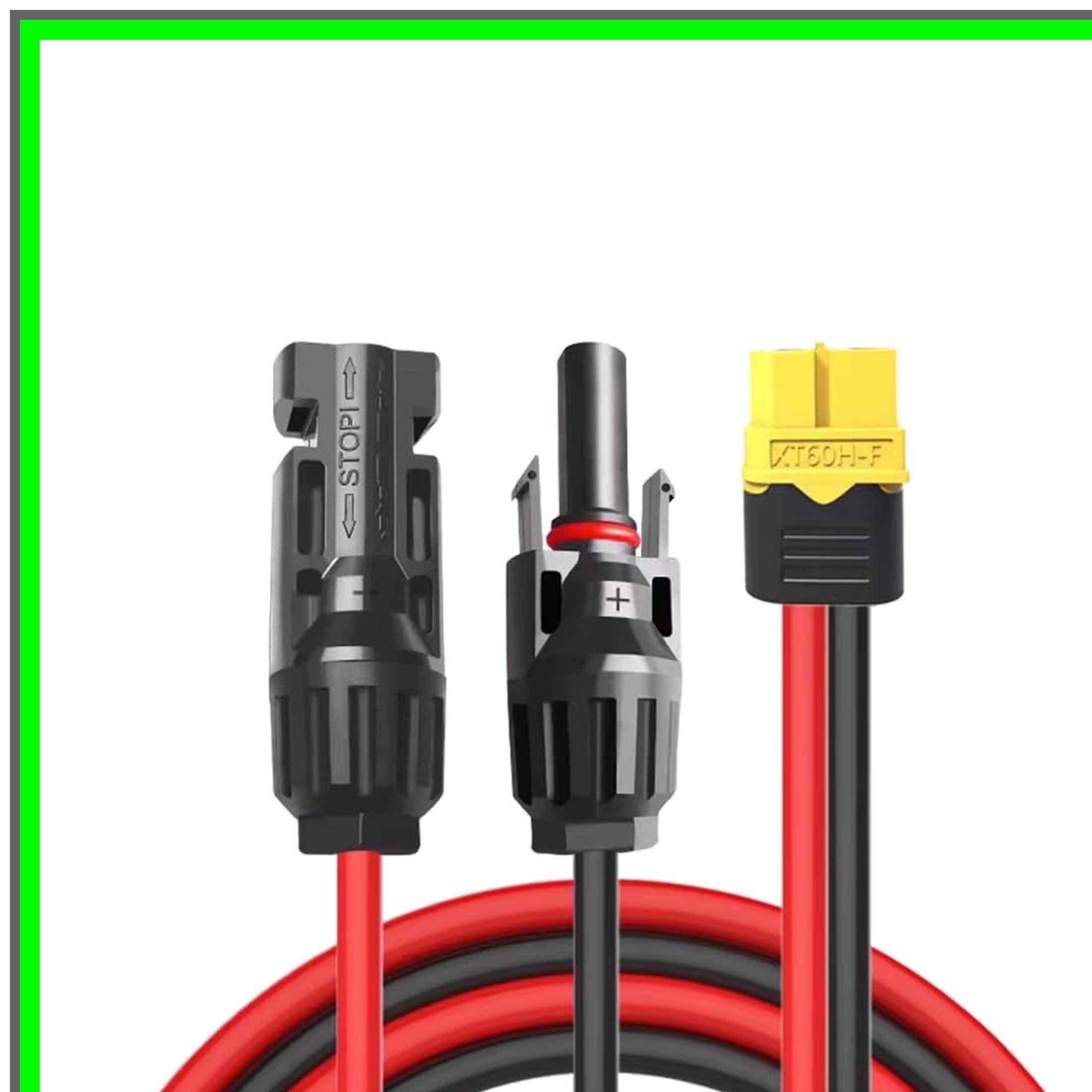 Solar XT60 Charging Extension Cable 50FT 12AWG for Power Stations
