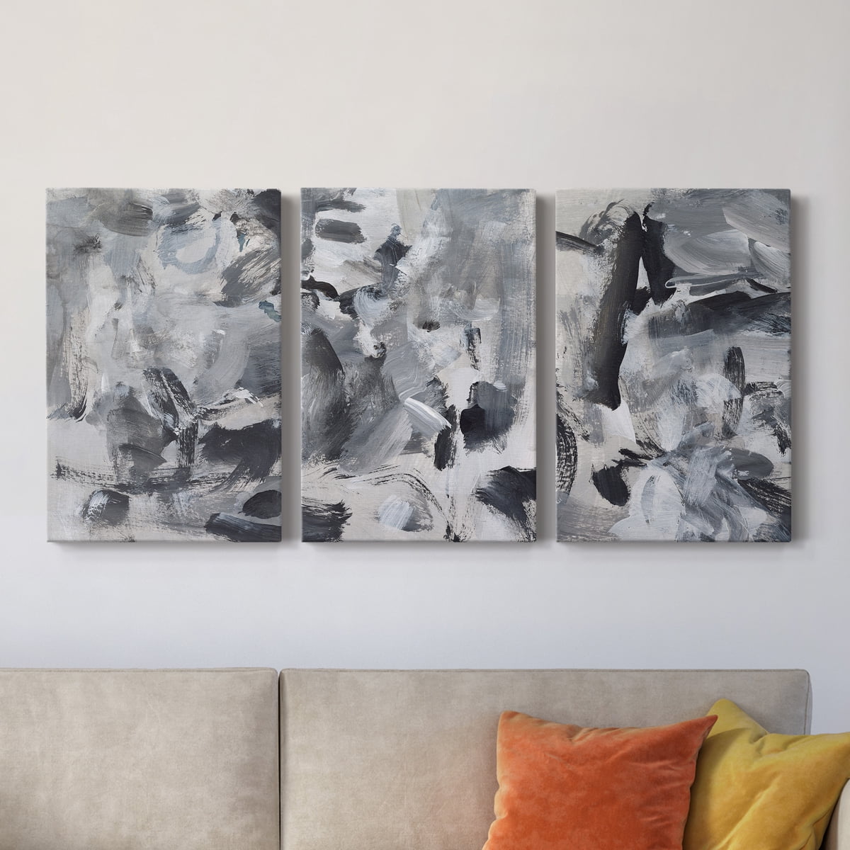 Black & White Mix I Premium Gallery Wrapped Canvas - Ready to Hang - 40 x 60 Each