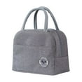 thumbnail image 1 of Billuyoard Fiambrera para niños y adultos, bolsa de transporte, bolso de transporte, contenedor de organización, bolsas térmicas para almuerzos Almacenamiento y organización del hogar Gris, 1 of 6