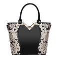 thumbnail image 2 of Bolso de hombro brillante bordado para mujer, cartera, bolso bandolera de lujo Negro, 2 of 9