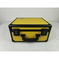 thumbnail image 3 of EVORETRO 3- Row Aluminum Graded Card Case with Combination Lock – Yellow Secure Storage Box Holds 90 Sports Trading Cards, 3 of 4