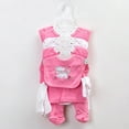 thumbnail image 1 of Ketyyh-chn99 0-3 Months Baby Boy Clothes Newborn Girl Gifts 2 Jumpsuits+2 Tops+2 Pants+Bib+Hat+Foot Covers 8PCS Size for 0-3 Months,Pink, 1 of 3