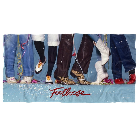Footloose Loose Feet Officially Licensed Beach Towel 30' X 60'