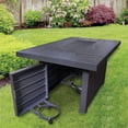 thumbnail image 3 of Sunbeam Serenity Modern Style Aluminum Fire Table in Gray Finish, 3 of 5