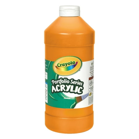 UPC: 0071662197209 | Crayola Portfolio Series Acrylics – Brilliant Orange  16 oz bottle