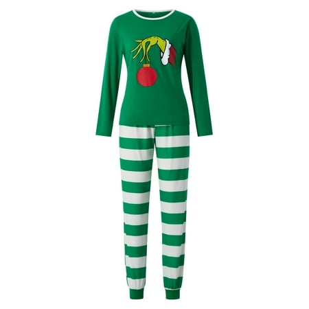 

Sedceaty Holiday Christmas Pajamas Set Family Matching Sleepwear Outfit for Couples Children Baby Dog