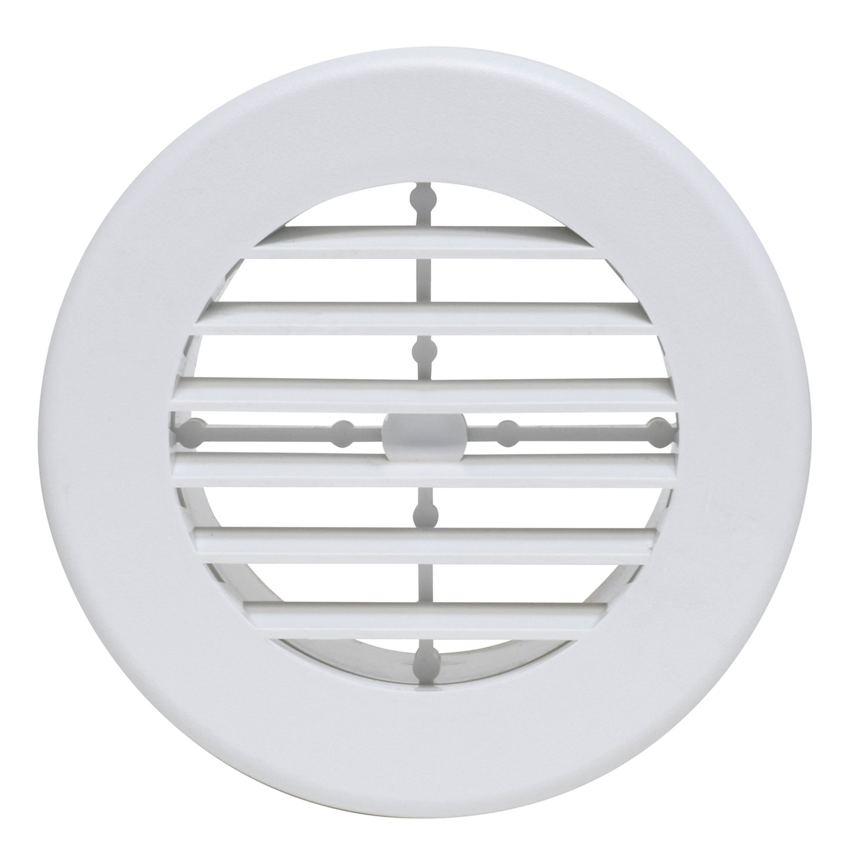 Baystate A10‑3345VP Heating and A/C Register 4 Inch interior diameter, 5-3/8 inch outside diamter