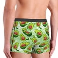 thumbnail image 3 of Fotbe Avocado color cute animals Men’s Total Support Pouch Boxer Briefs, X-Temp Cooling, Moisture-Wicking Underwear, Regular, Long-leg and Trunk-Medium, 3 of 6
