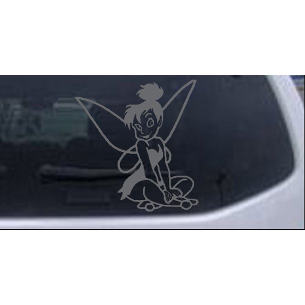 Tinkerbell sitting Car or Truck Window Decal Sticker