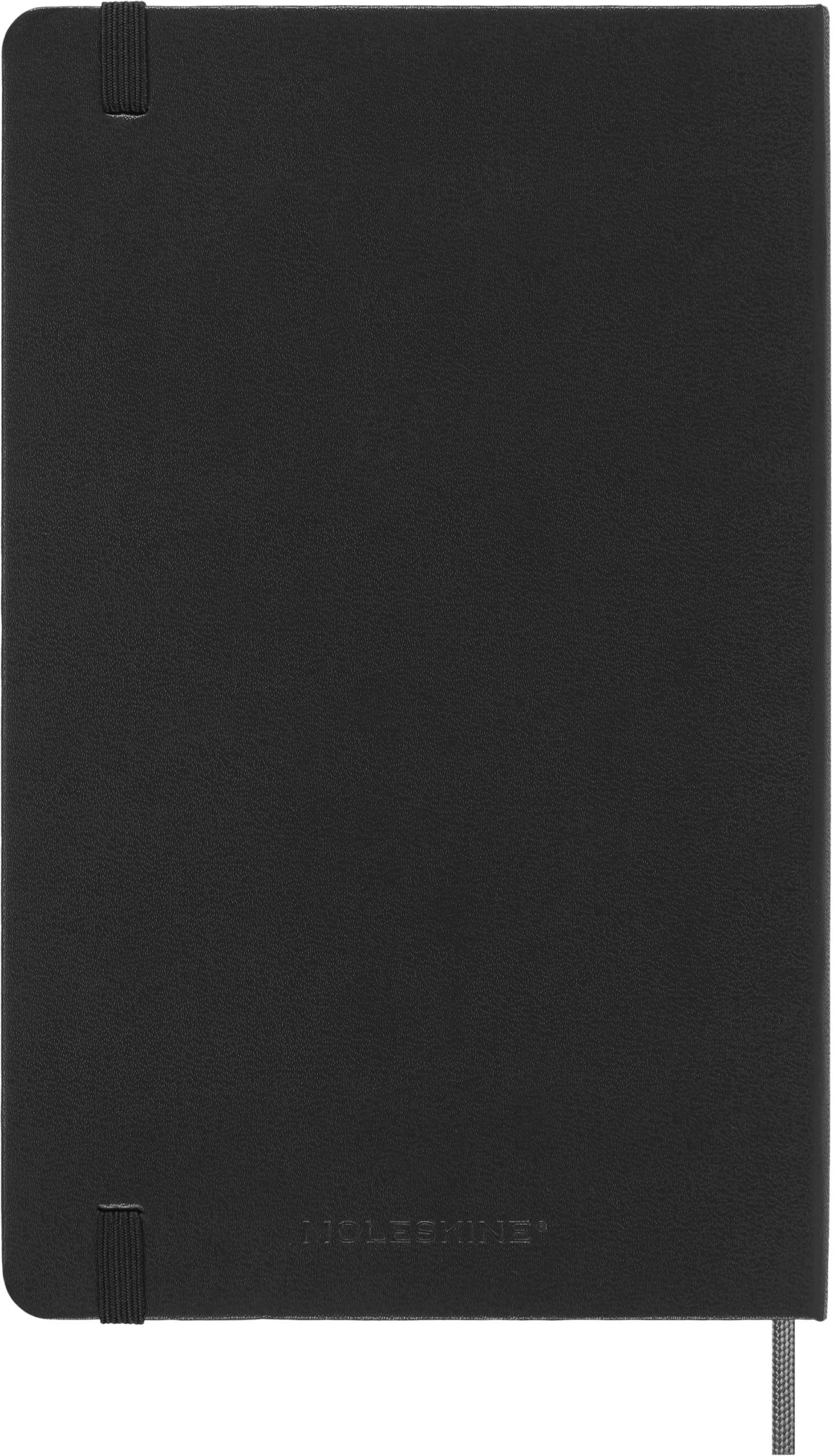 Moleskine Undated Weekly Planner, 12M, Large, Black, Hard Cover (5 x 8.25) Weekly Undated