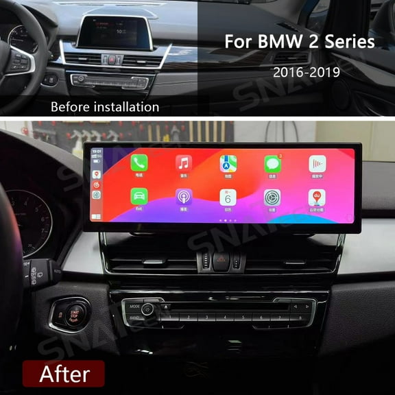 SNATEEN 14.9 inch Car Stereo for BMW 2 Series F46 2016-2019 Android 13 Car Radio Multimedia GPS Navigation Wireless Carplay