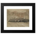 thumbnail image 2 of Samuel Palmer 24x20 Black Modern Framed Museum Art Print Titled - The Bridge at Shoreham (ca. 1829), 2 of 5