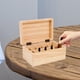 thumbnail image 5 of Caja de almacenamiento de aceites esenciales Estuche de aceites esenciales Organizador de madera Estuche de almacenamiento de madera para botellas de aceites esenciales, 5 of 7