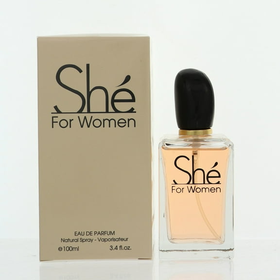 She For Women by Fragrance Couture Box for Women 3.4 Oz Eau De Parfum Spray