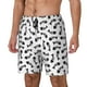 thumbnail image 1 of Balery Fish Bone Bañador para hombre, shorts de playa de secado rápido con entrepierna y forro de compresión-Large, 1 of 6