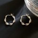 thumbnail image 1 of Pendientes de plata de ley 925 con líneas retorcidas para mujer, joyería Vintage de moda, accesorios de fiesta antialérgicos, 1 of 2