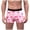 B-Light Pink, variant on Valentine's Day Mens Underwear Boxer Briefs Comfortable Relaxation Elastic Waist Fitted Thin Cool Heart Printed Underpants