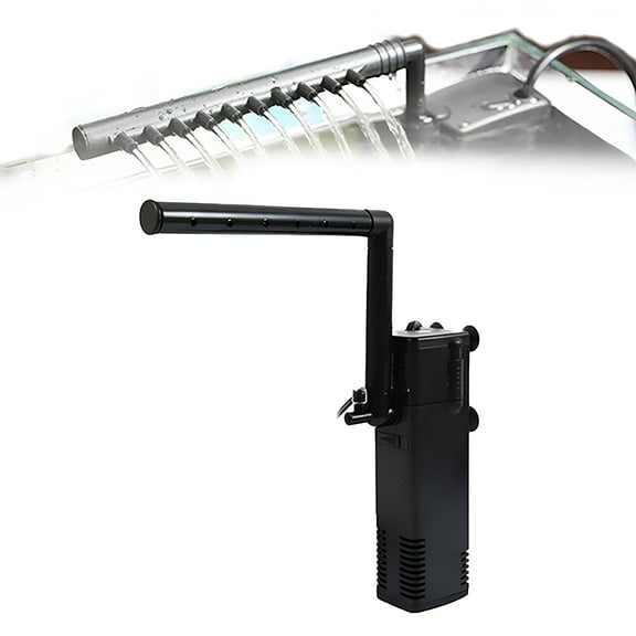 HIBIBUD Aquarium Internal Filter for 10-50 Gallon Tanks, Mini Aquarium Fish Turtle Tank Quiet Purifier Water Internal Filter Oxygen Pump, Running with Very Low Noise