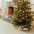 thumbnail image 3 of Bouanq Christmas Decorations Xmas Tree Ornaments Christmas Ornaments Christmas Tree Skirt 90CM Printed Tree Skirt Home Christmas Tree Decoration Christmas Gifts on Clearance, 3 of 5
