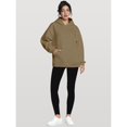 thumbnail image 6 of Women's Oversized Fleece Hoodie Comfy Loose Fit Pullover Sweatshirt Fall Winter Clothes, 6 of 6