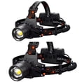 thumbnail image 1 of Lámpara de Cabeza Recargable LED de 990000 Lúmenes, Lámpara de Cabeza con Batería de Larga Duración de 60H con 5 Modos y IPX7 Impermeable y con Zoom, Luz de Cabeza Ajustable a 120° para Adultos, Exte, 1 of 6