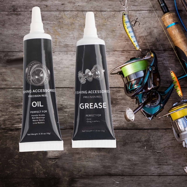 Fishing Reel Maintenance Tools Kit Lubricant Oil Grease Set