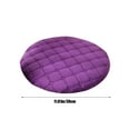 thumbnail image 4 of Patio Furniture Cushionss 30x30 Round Plushs Cushions Tatami Chair Cushions Fart Cushions Floor Round Stool Dining Table Dining Chair Round Cushions Seat Cushions Winter Purple, 4 of 7