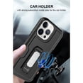 thumbnail image 5 of CoverON For Apple iPhone 13 pro Holster Case, Heavy Duty Full Body Belt Clip Phone Cover Kick Stand Card Slot - Black, 5 of 8