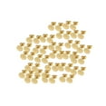 thumbnail image 1 of 50pcs gold plating blank flat pad Ear Stud earring accessory with backs 5mm, 1 of 9